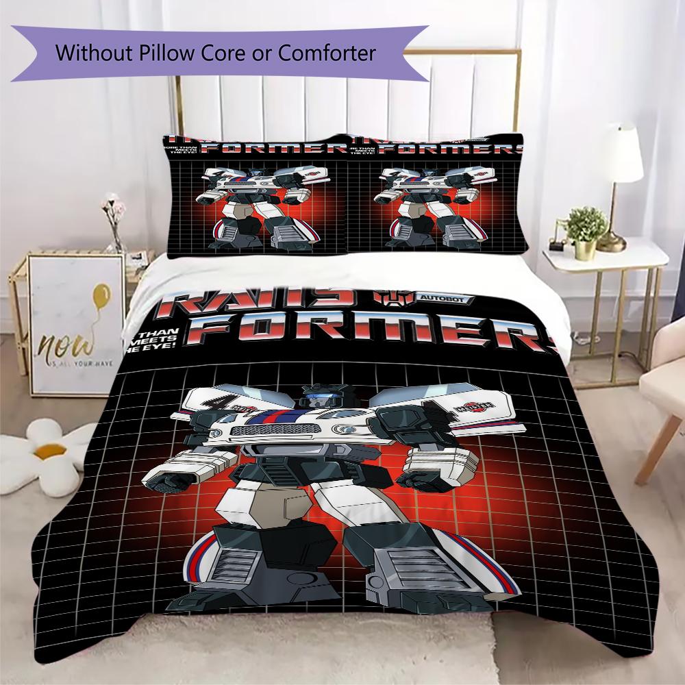 Starscream Decepticon Air Support Bedding 1 Duvet Cover 2 Pillowcase Without Core Without Core Christmas Birthday Gift