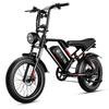 Bicicletă electrică OOK-TEK S8 cu anvelope late, Baterie 48V 17.5Ah, Suspensie completă