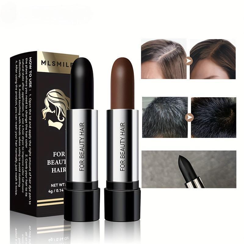 Quick-Apply Hair Color Pen Long Lasting Temporary & Mess-Free  Instantly Conceals Gray for All Hair Types Disposable and Gentle Hair Dye Pen
