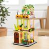 City Street View Series Micro Building Blocks Coffee Shop Particle Block Toys Diy Assembly Games Home Decoration Children Gift