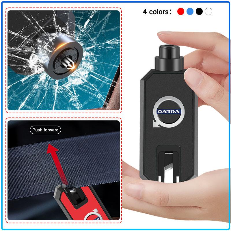Multifunctional Car Safety Hammer Emergency Window Breaker Safety Supplies For Volvo XC60 XC90 S60 S80 S40 V40 V60 V70 V50 XC70