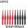 10PCS 30V Car Tip Probes Diagnostic Tools Multimeter Test Leads Extention Back Piercing Needle Tip Probes Auto Kit Machine 0.7MM