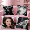 Poszewka na poduszkę Kpop Girl IU Kwadratowa poduszka Sypialnia Sofa Relaks Komfortowa poduszka Dekoracja domu