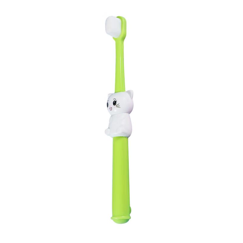 SaJie Kids Ultra-Soft Toothbrush (3-12 Yrs) - Cat Design