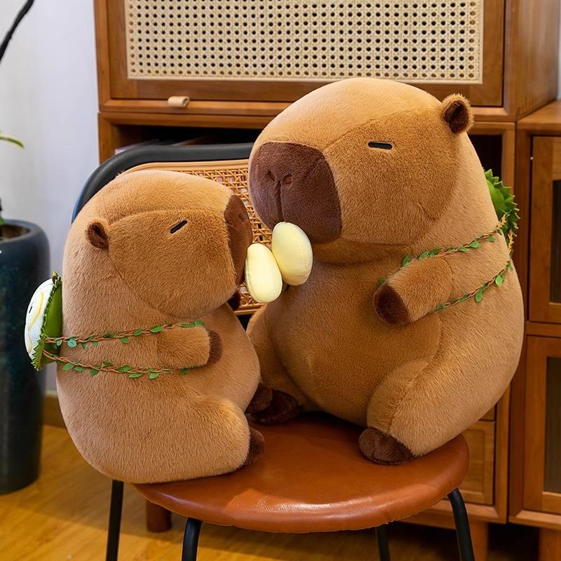 Kreatives Durian Capybara Plüschtier gestreckte Capybara Puppe Weihnachtsgeschenk