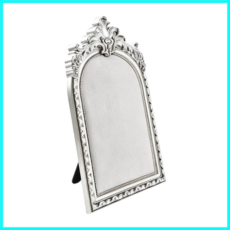 X6HE Ornamental Resin Jewelry Holder Photo Frame Earring Organization Decorative Shelf for Home and Shop Displays