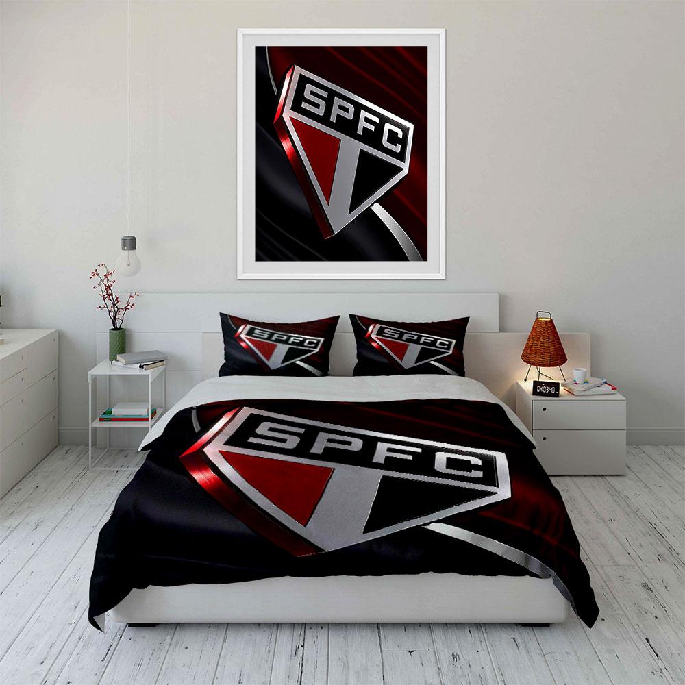 "SPFC Logo Bedding Set" Bedding Duvet Cover Set Duvet Cover Pillowcases (1 * Duvet Cover 2 * Pillowcases, Without Duvet Insert)