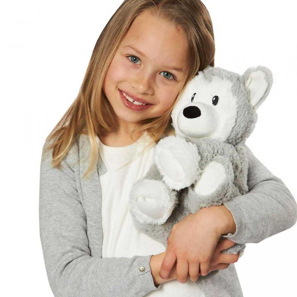 Warmies Husky Mikrowellengeeignetes Kuscheltier - 33 cm
