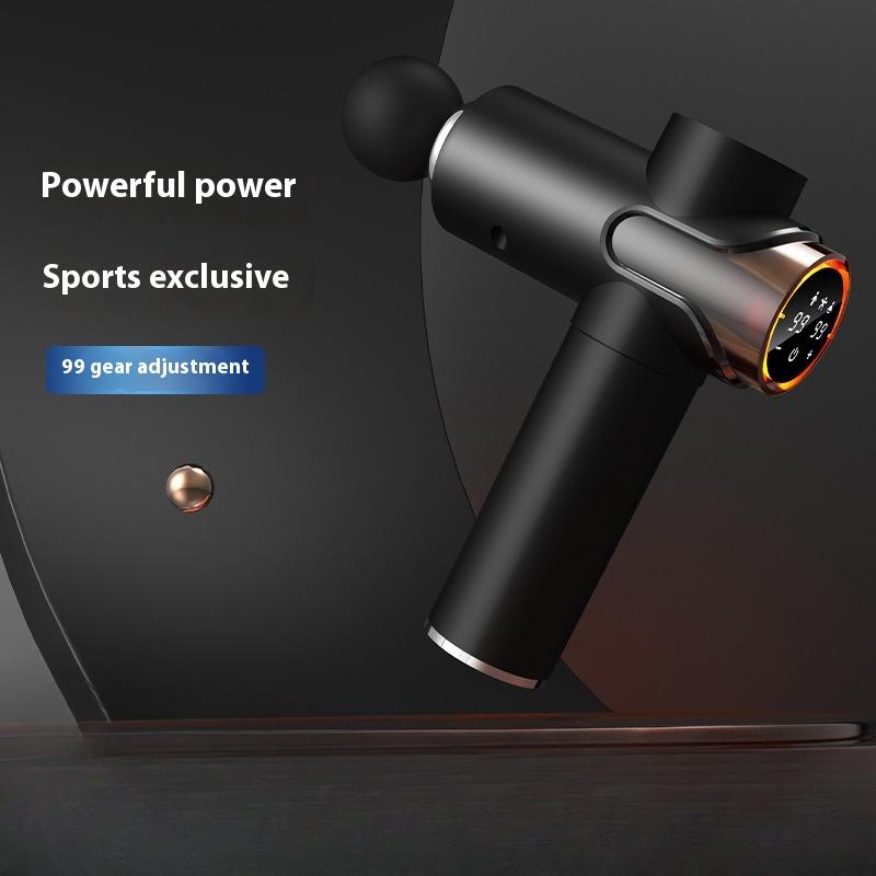 Electric Fitness Equipment Impulse Body Muscle Therapy Fascia Chiropractic Relax Function Massage Gun Wireless Vibration Stick