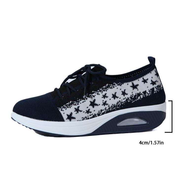 

Кроссовки женские 2025 новые большие размеры на толстой подошве в цвет повседневные низкие спортивные туфли 43 тёмно-синий