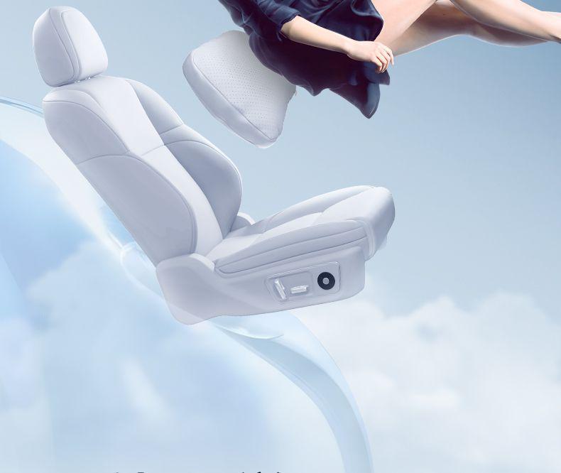 Geeignet für XPeng G7: Kopfstützen-Nackenkissen & Lendenstützen-Set – Autozubehör für Komfort & Innendekoration.