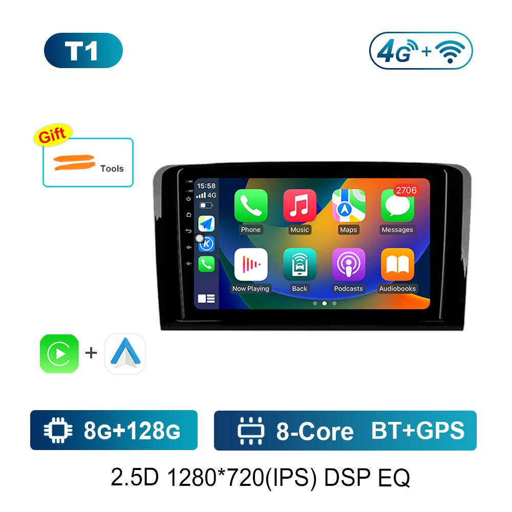 Android Car Radio Multimedia Video Player for Mercedes Benz GL ML W164 ML350 ML500 X164 GL35 GL45 2005 - 2012 GPS Navigation