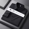 High Quality Modal Woolen Shirt Long Sleeve Men White Black Versatile Shirt Men Wear Fashionable Business Casual Anti-Wrinkle
