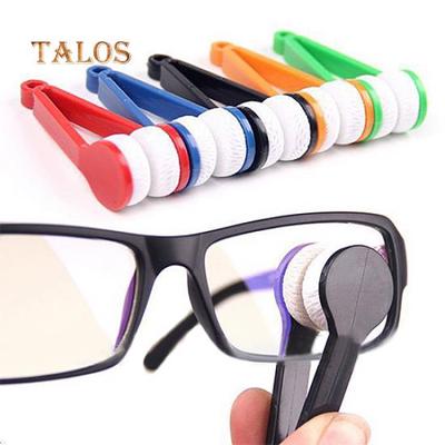 Sunglasses Spectacles Microfiber Cleaner Brush Mini Portable Glasses Eyeglasses