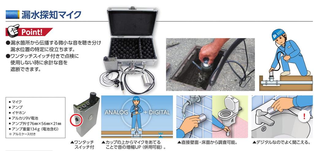 DOGYU Microfon pentru Detectarea Scurgerilor de Apă DG-00