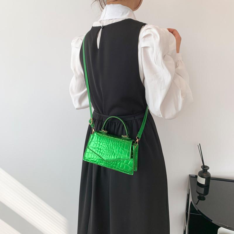 Chic Fashionable Pu Small Square Bag Modern Casual Shoulder Bag For Everyday Use