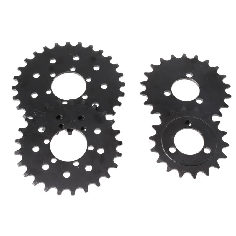 410 Chain Sprocket 18T/22T/25T/28T Fixed Gear Sprocket Suitable for Electric Scooters Bicycles Motorized Bikes and Pit Bike