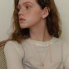 Volume Heart Necklace (2color)