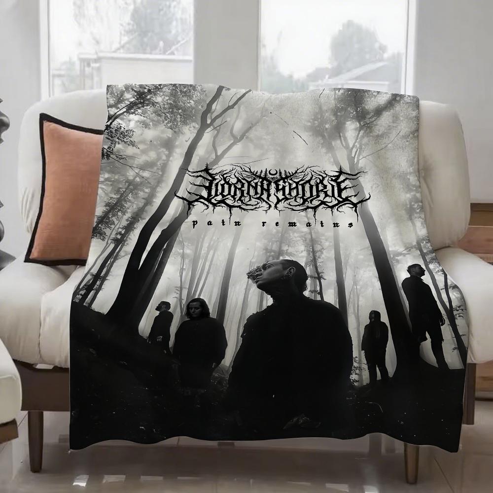 L-Lorna Shore Rock Band Music Blanket Design Lightweight  For Dorms, Naps, Living Room, Office,Sofa,All-Season