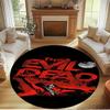The Evil Dead Print Round Rug, Washable Floor Carpet, For Entryway Dorm Laundry Room Office Study, Home Decor Birthday Christmas Gift