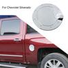 Chrome Fuel Filler Tank Gas Cap Cover Trim for Chevy Silverado GMC Sierra 14-18