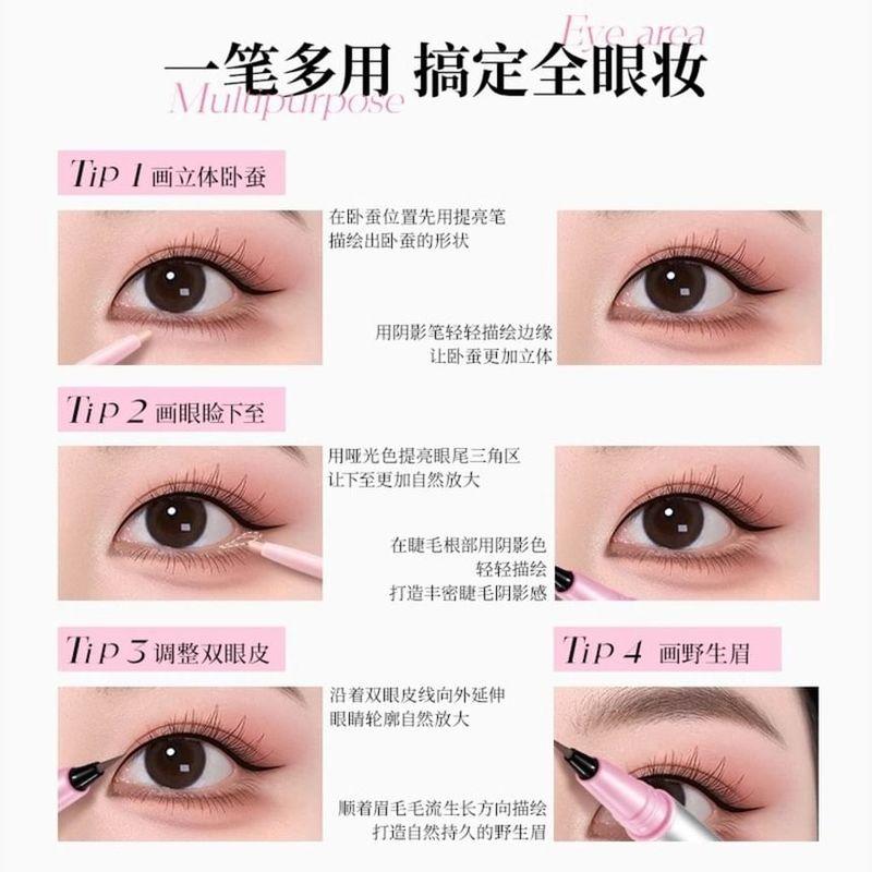 COLORKEY - 2 in 1 Aegyo Sal Pen - 2 Colors