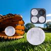 Moule à glaçons en forme de balle de baseball 3D Silicone Fabricant de boules de glace rondes pour boissons créatives et fêtes Outil de fabrication de bâtonnets de glace