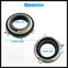 2 Stuks 4x4 Automatische Vergrendelingsnaaf 4WD Vergrendelingsnaaf Actuator voor Ford F-150 2004-2016 voor Ford Expedition 2003-2015 voor Lincoln Navigator 2003-2017 7L1Z3C247A