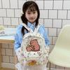 School Bag Kapibara Versatile School Bag 4-8 Years Old Casual Trend Printed School Bag