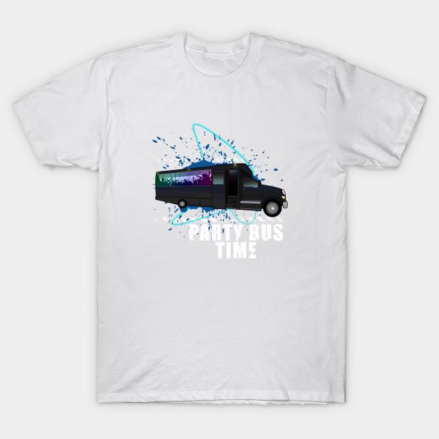 

T Shirt Women Party Bus Time Harajuku Print Kawaii Tshirt Summer Short Sleeve Female T-Shirt Top Tee S