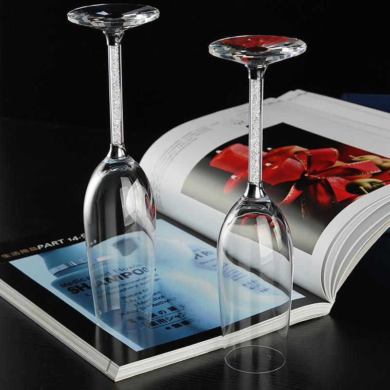 Lead-Free Crystal Red Wine Glass & Champagne Flute Set in Gift Box