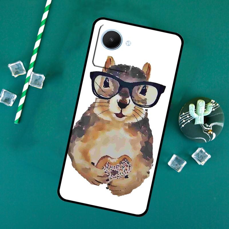 

Cartoon Animal Squirrel For Realme 15 Pro 10 11 12 13 14 Pro Plus GT6 GT7 C61 C67 C63 C71 C55 C51 C65 C53 C75 Case Realme 10 Pro Plus