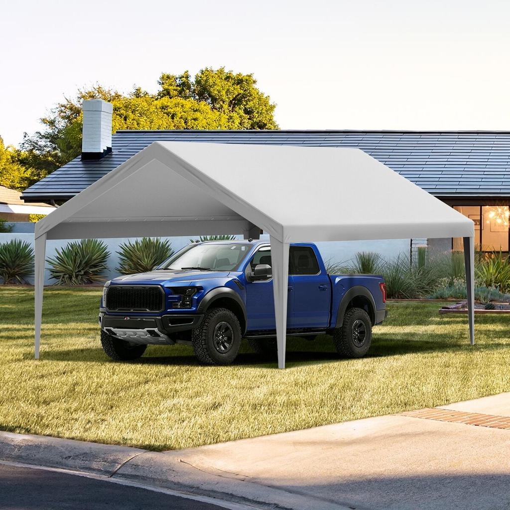 Carport Replacement Canopy Cover 13 x 20 ft, Garage Top Tent Shelter Tarp Heavy-Duty Waterproof & UV Protected, Easy Installation with Ball