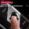 BAGD7 Car Sticker Start Button for BMW 2 3 4 Series G20 F40 F44 X3 G01 X4 G02 G06 G07 M3 G80 M4 G82 Z4 I4 Crystal Start Button Modific