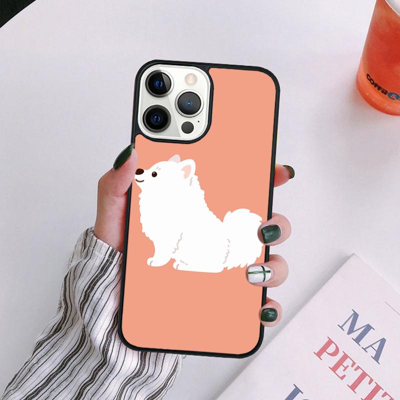 Japanese Spitz Dog Phone Case For iPhone 17 Air 14 13 12 16Pro Max 15  Plus Cover Shell Max coque