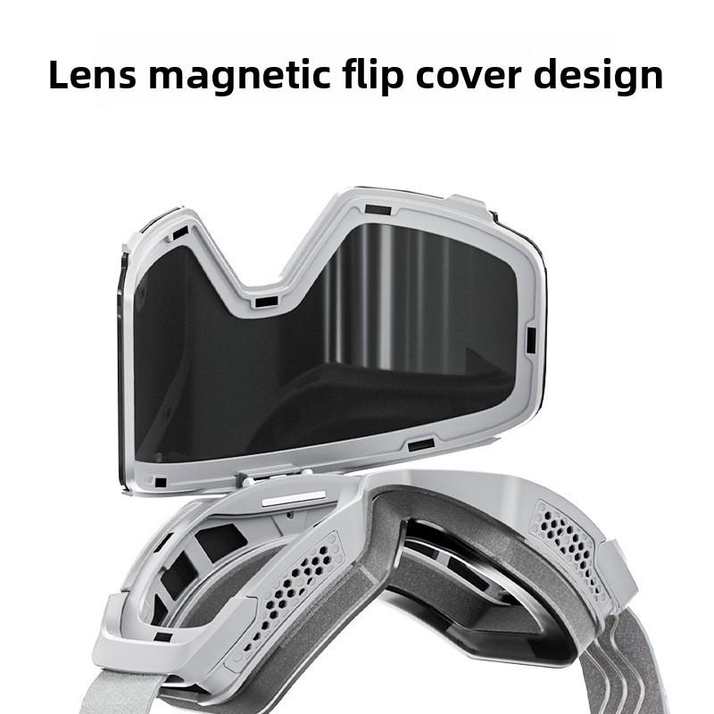 Flip Ski Glasses Anti-fog Professional Outdoor Mountaineering Windproof Goggles Single and Double Board Snow Goggles