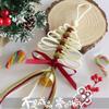 Handmade Woven Cotton Christmas Pendant Ornament for Windows and Cars