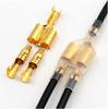 50Sets One Female and Two Male 4.0 Bullet Terminal Electrical Wire Connector Diameter Male Female 1:2 Transparent Sheath