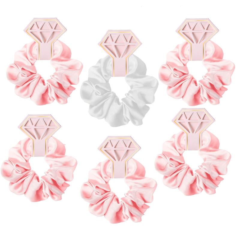 6/1pcs Bridesmaid Gift Hair Band Ties Bachelorette Party Favors Bridal Shower Wedding Souvenir Team Bride To Be Hen Party Supply