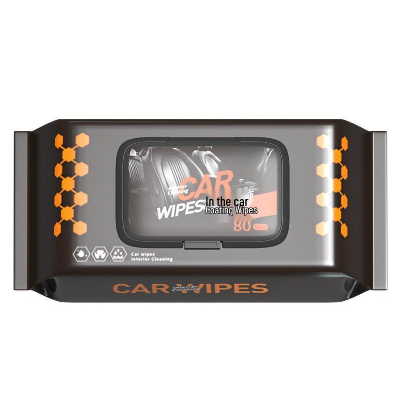 Car Interior Wipes - Instant Clean, Stain-Free, Gentle, No Damage, Removes Dust & Odors