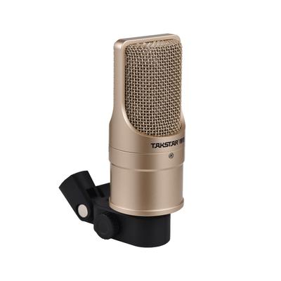 TAKSTAR Kondenzátorový mikrofon pro živé zpívání, nahrávání, podcasting, profesionální nahrávání
