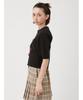 Furfur Cherry Motif Knit Top RWNT251107 Black Women's