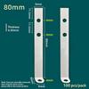 100Pcs/Pack Stainless Steel L Bracket For Backlit Channel Letter Mounting Lug Installation Ear