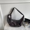 Large Capacity Hobo Bag Women's Vintage Pleated Shoulder Bag Commuter Crossbody Bag