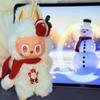 Hochwertige Weihnachten La bu Puppe Zimomo 2 Monster Vinyl Gesichtspuppe Kinderspielzeug Festival Geburtstag Weihnachtsgeschenk Schreibtisch Sammlung Dekoration