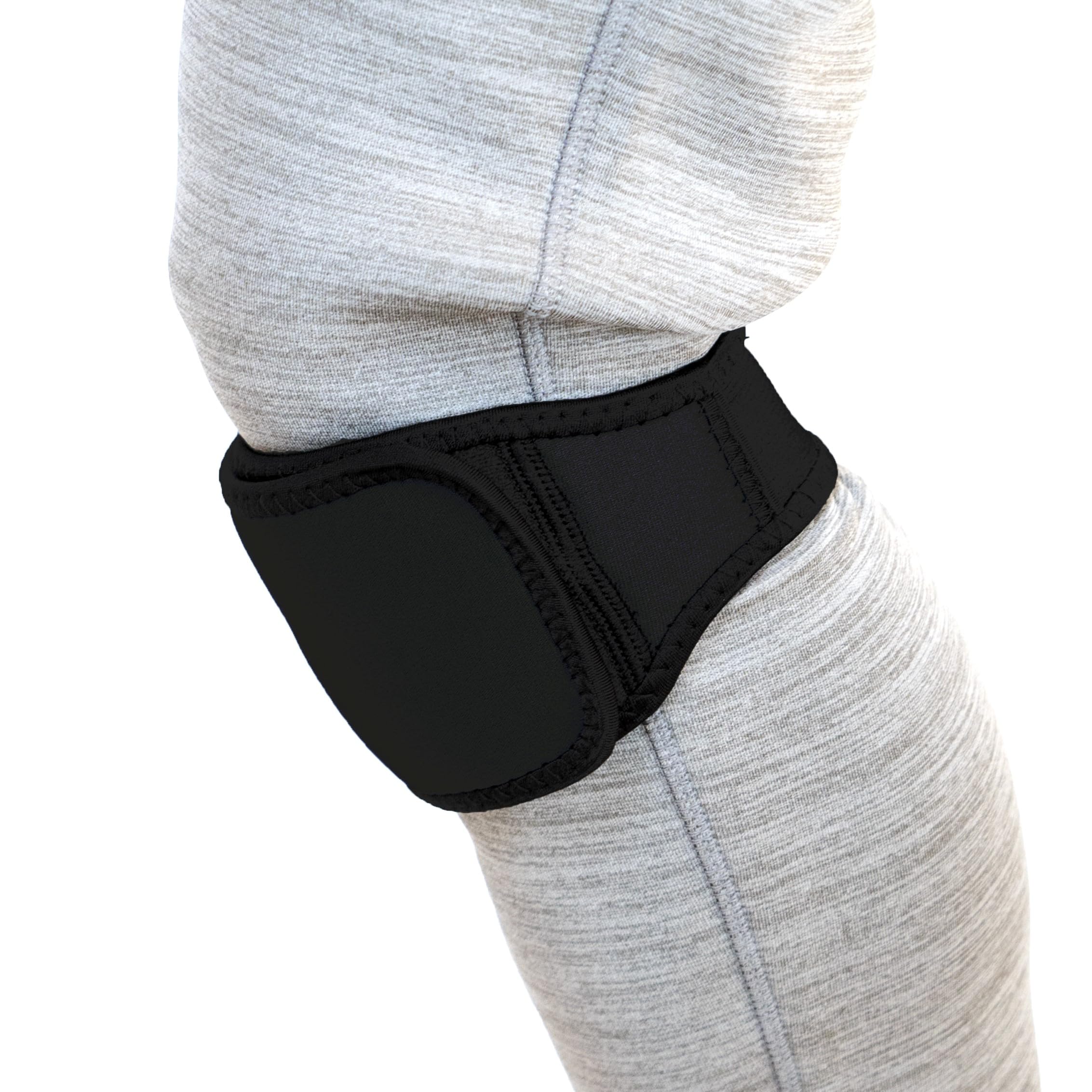 

Soft Knee Support Cushion Easy to Put On and Take Perfect for and Comfortable and Two-Piece (Black) - Off, Quiet, Washable, Kneeling, Childcare, чёрный