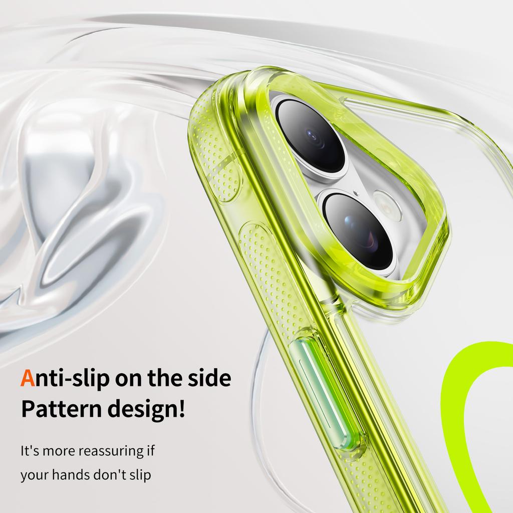 Case for 17 16 15 14 13 12 Pro Max Transparent Magnetic Protective Cover Full Coverage Wireless Charging Shock Proof Tough Shell