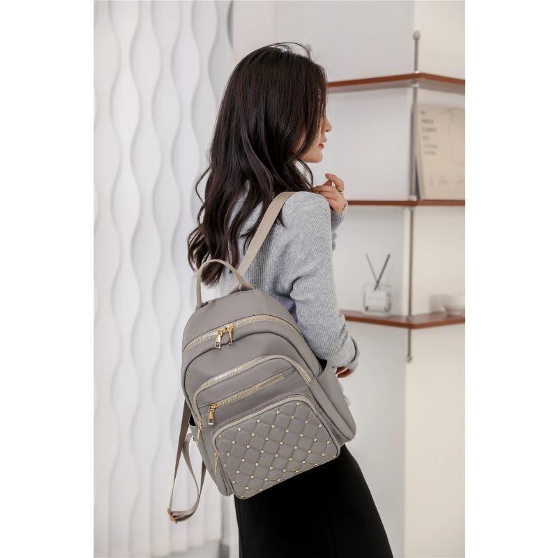 Fashion Bagpack Women High Quality Nylon Backpacks Female Big Travel Back Pack Large School Bags for Teenage Girls Shoulder Bag