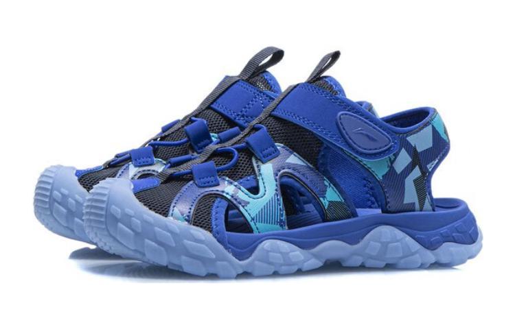 Li Ning YOUNG Sports Life Collection Children's Sandals Blue Teenagers YKUT036-41