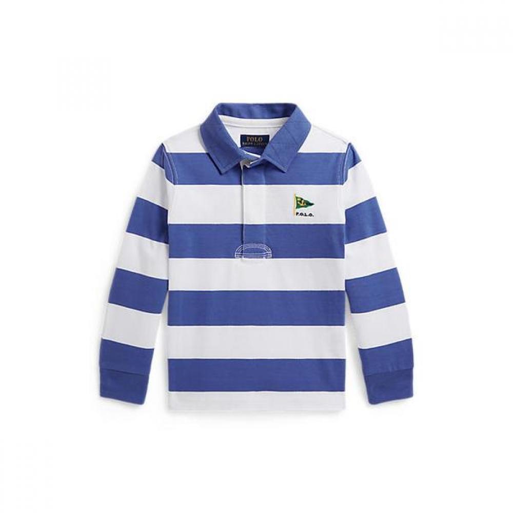 Polo Ralph Lauren Boys Nautical Style Cotton Rugby Shirt 2 7 Years Cwpoknib8021548100 3